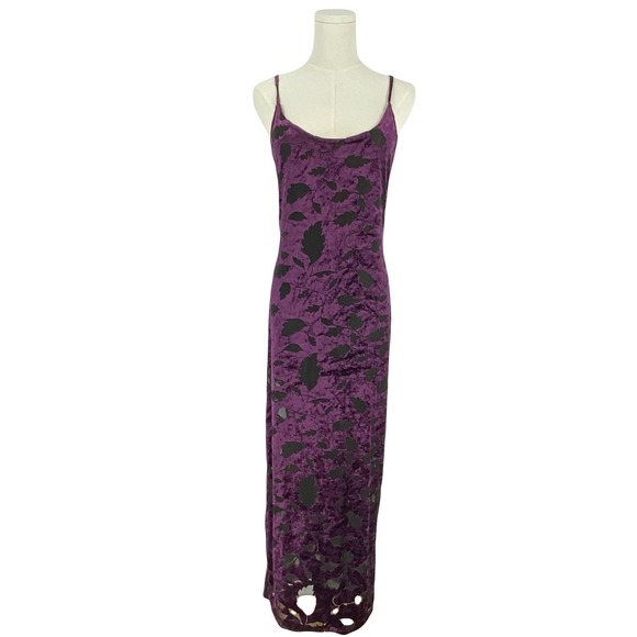 grunge 90s slip dress Slip dress 90s grunge corset boho maxi dress scoop neck sundress Vintage 90s  lace up dress M
